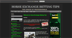 Desktop Screenshot of horseexchangebettingtips.com